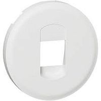 Лицевая панель Legrand Celiane для 1-м. розетки аудио белый картинка